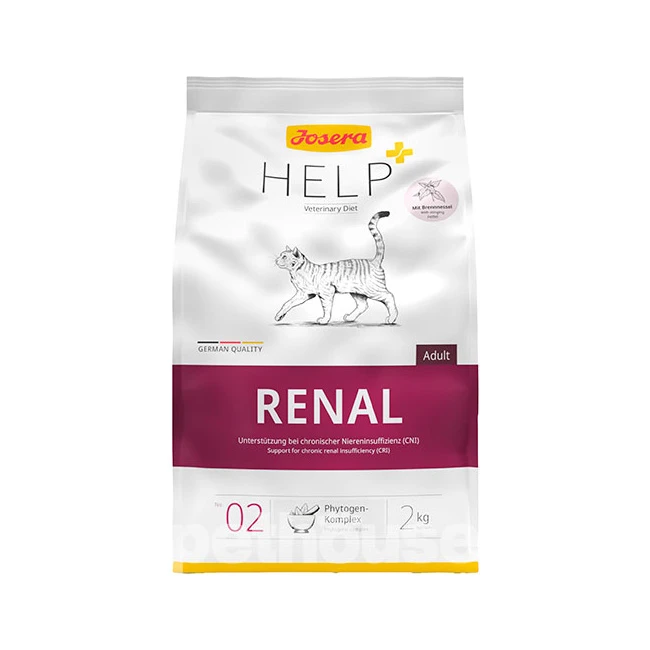 غذای خشک گربه جوسرا JOSERA مدل رنال هلپ RENAL HELP وزن 2 کیلوگرم
