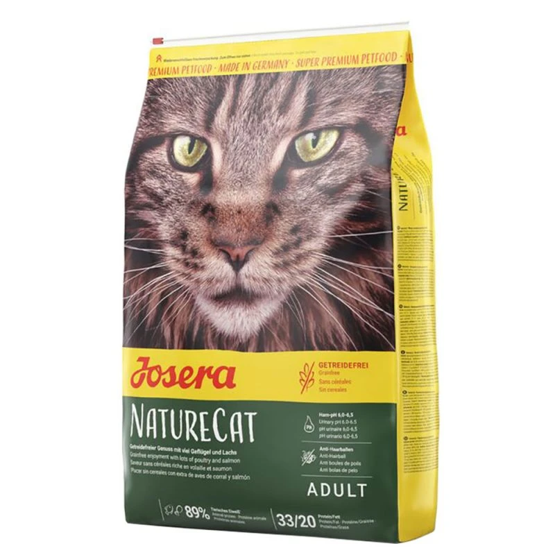 غذای خشک گربه جوسرا JOSERA مدل نیچرکت NATURECAT وزن 10 کیلوگرم