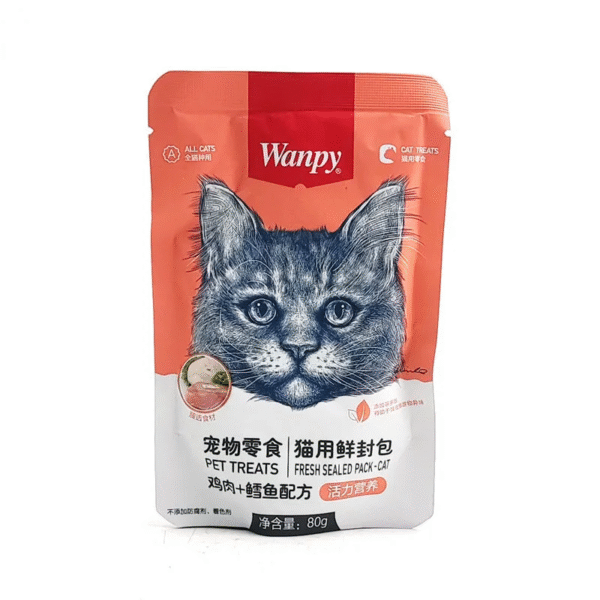 پوچ گربه ونپی با طعم مرغ و ماهی کاد