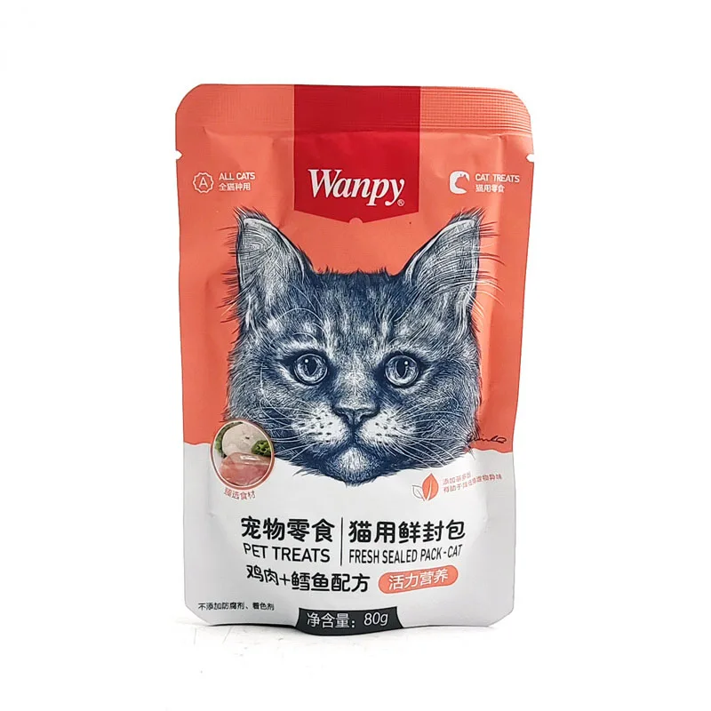 پوچ گربه ونپی با طعم مرغ و ماهی کاد