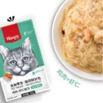 پوچ گربه ونپی با طعم مرغ و میگو