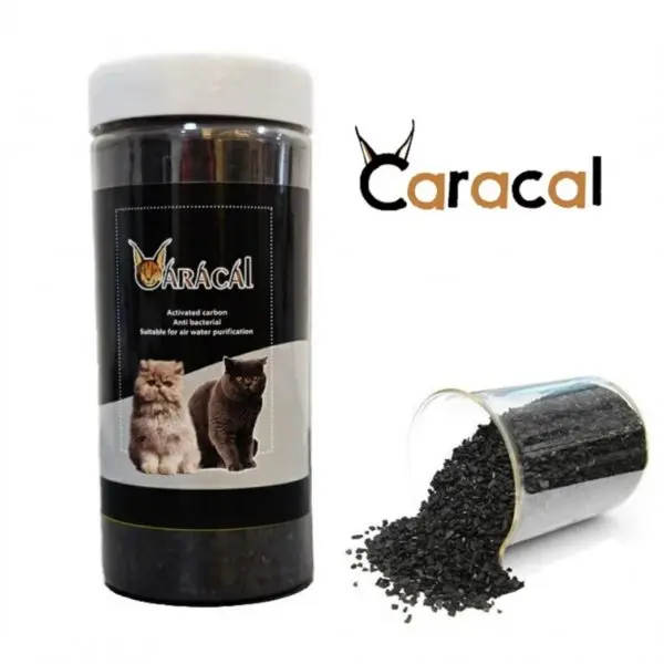 بوگير خاک گربه کاراکال (CARACAL) مدل کربن اکتيو 700 میلی‌لیتر