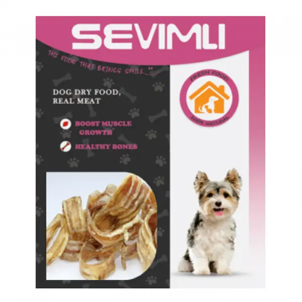 تشويقی طبیعی سگ سويملی (SEVIMLI) نای بره 80 گرم