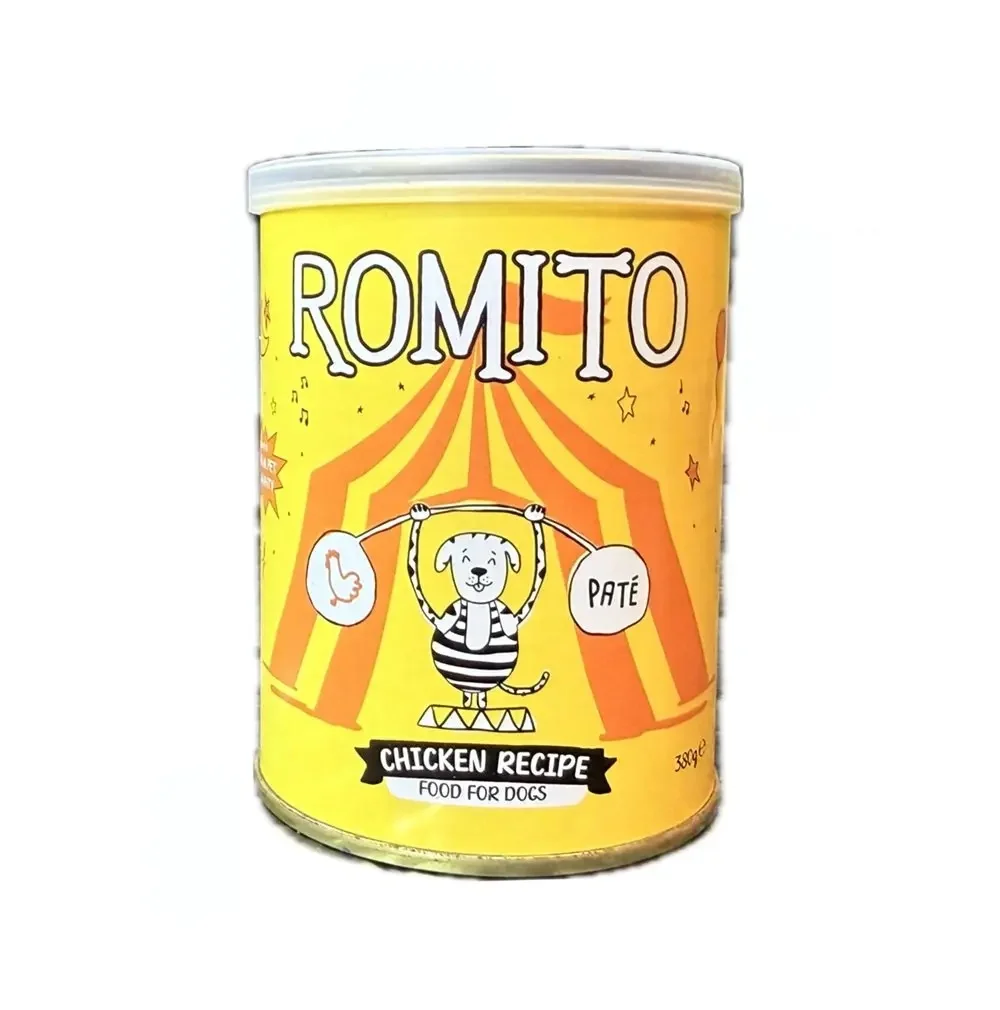 کنسرو پته سگ رومیتو (ROMITO) طعم مرغ