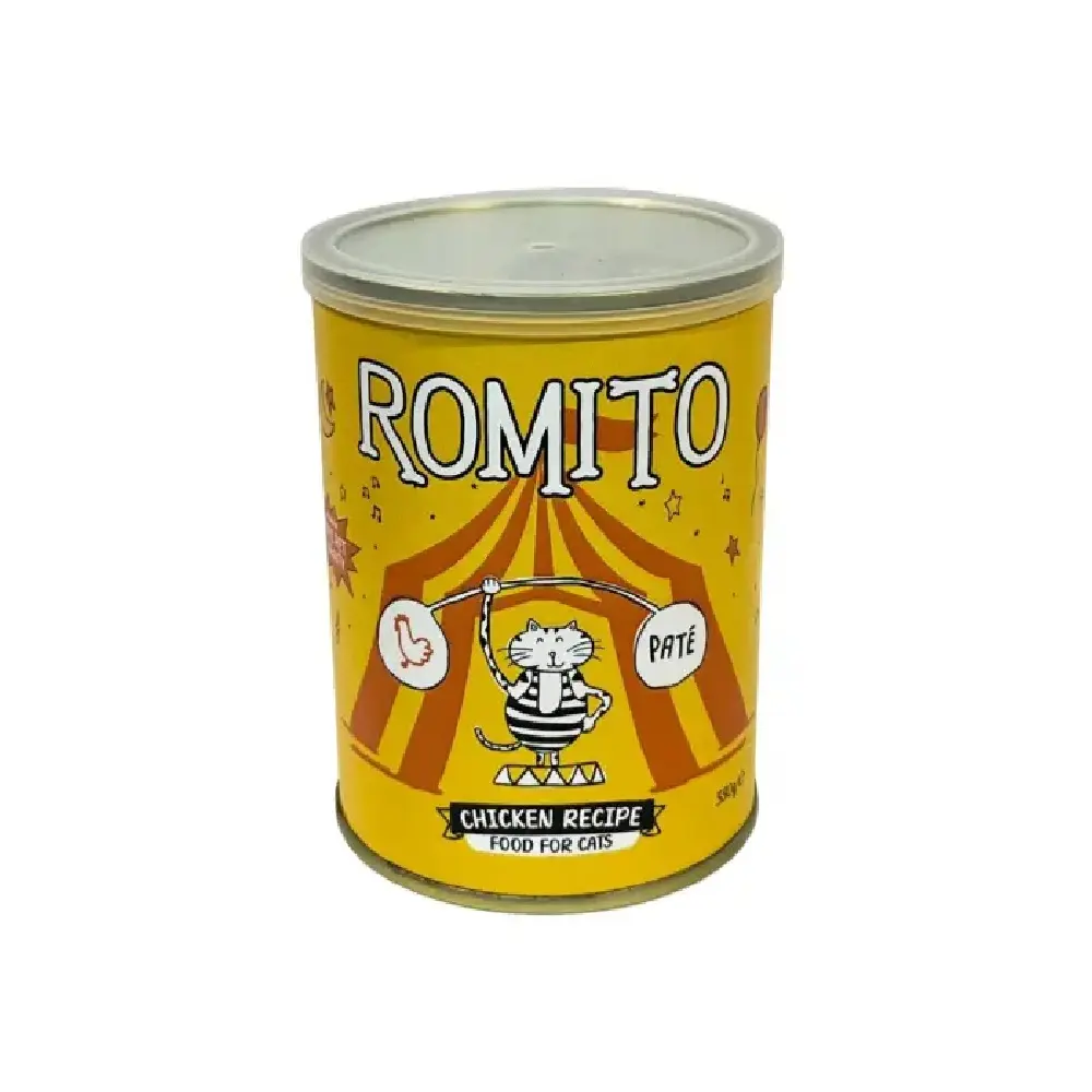 کنسرو پته گربه بالغ رومیتو (ROMITO) طعم مرغ