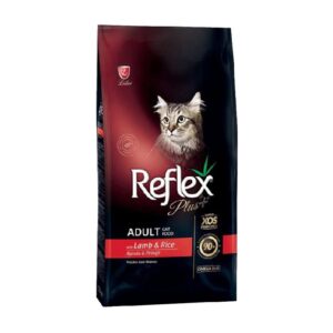 غذای خشک گربه رفلکس پلاس (REFLEX PLUS) طعم بره و برنج