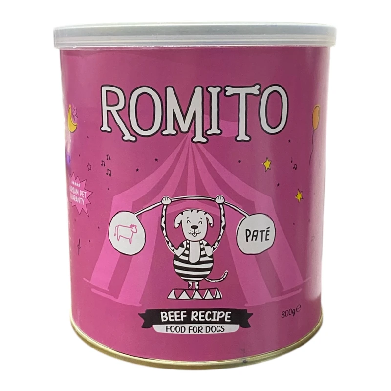 کنسرو پته سگ رومیتو (ROMITO) طعم گوشت گوساله