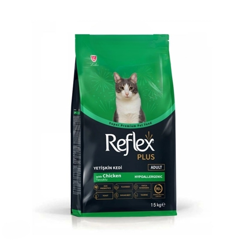 غذا خشک گربه بالغ رفلکس پلاس (REFLEX PLUS) هایپو آلرژی طعم مرغ