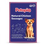 پوچ سگ پتوپیا (PETOPIA) طعم سوسیس مرغ 185 گرم