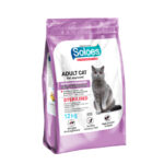 غذا خشک گربه بالغ سولواس (SOLOES) عقیم طعم مرغ و گوشت و برنج