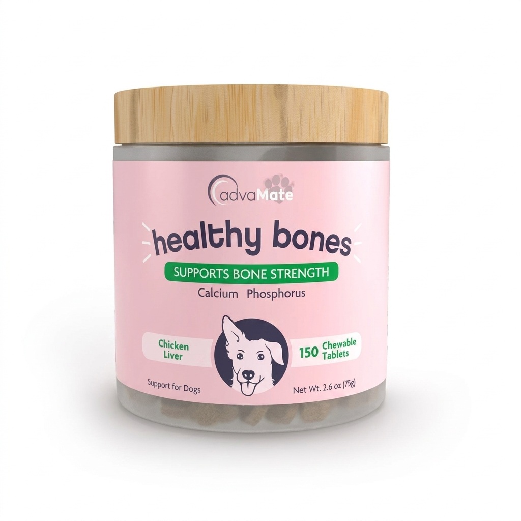 قرص مکمل سگ ادواکر (ADVACARE) سلامت استخوان و دندان سگ ادواکر (healthy bone)