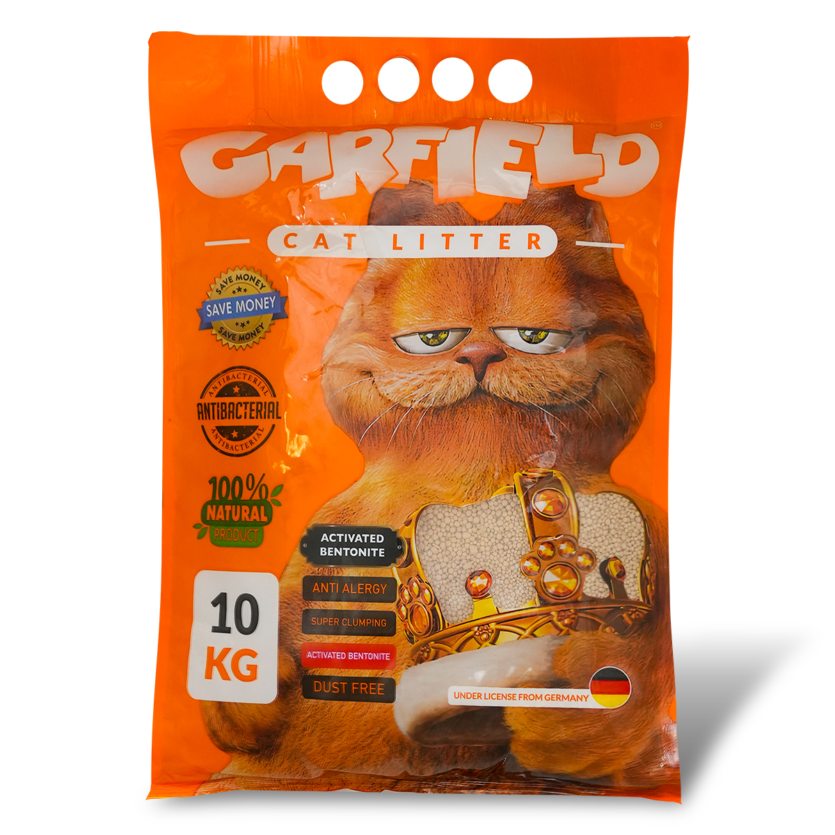 خاک گربه گارفیلد (GARFIELD) ساده 10 کیلوگرم