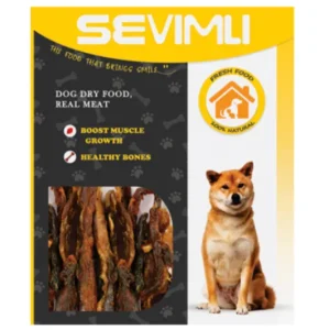 تشویقی طبیعی سگ سویملی (SEVIMLI) استیک گوشت گاو 100 گرم