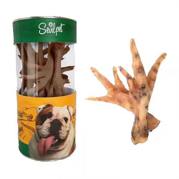 تشویقی طبیعی سگ سویل پت (SEVIL PET) پای مرغ بسته 10 عددی